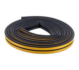 Самоклеящийся уплотнитель Sila D-профиль, 6 м, черный BL6 SILADBL6 