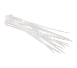 Нейлоновая неоткрывающаяся стяжка NIKOMAX 400х4,5мм, белая, уп-ка 100шт. NMC-CTN400-45-SL-WT-100 