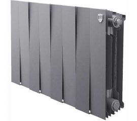 Биметаллический радиатор Royal Thermo PianoForte 300/Silver Satin 8 секций НС-1346089 