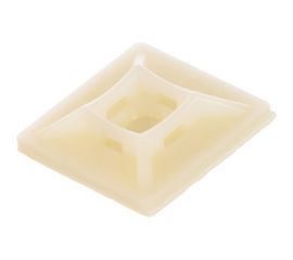 Самоклеящаяся площадка для крепления стяжек Hyperline HW-4A 27,7x27,7 мм, 100 штук 16070 