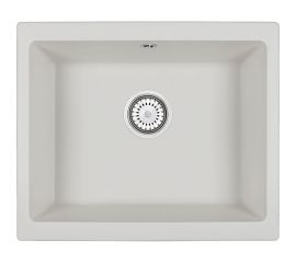 Кухонная мойка Granula GR-5551 кварцевая арктик 
