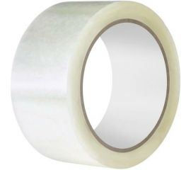 Упаковочная клейкая лента ООО Комус 48 мм х 100 м, прозрач., 45 мкр, S 641127 