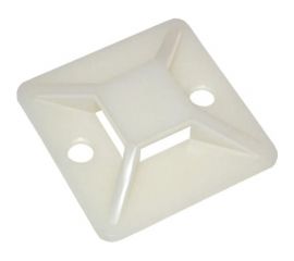 Нейлоновые площадки Grisard Electric 25x25 мм, белые, 100 шт./уп. GRE-010-1002 