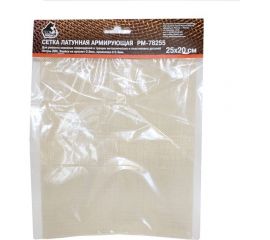 Латунная армирующая сетка для ремонта сквозных повреждений и трещин Русский Мастер 20x25 см РМ-78255 