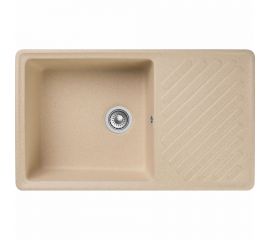 Мойка GRANFEST QUARZ чаша с крылом, 860х480 мм, бежевый 53 бежевый 