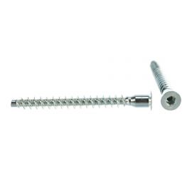 Шурупная стяжка Element 7x70 HEX белый цинк 40 шт 084240 