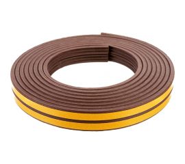 Самоклеящийся уплотнитель Sila E-профиль, 6 м, коричневый В6 SILAEВ6 