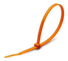 Кабельные стяжки FORTISFLEX КСС Float 8х370 оранж., 100 шт. 82028 