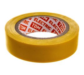 Изолента ПВХ TDM 0,13x15 мм желтая, 10 м SQ0526-0022 