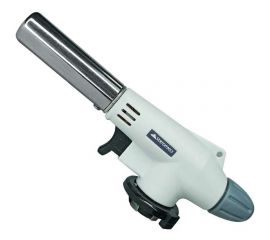 Газовая горелка vertextools "БЕЛАЯ КЕРАМИКА" с пьезорозжигом 0836 