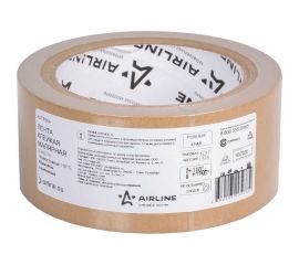 Клейкая малярная лента Airline термостойкая 110C, 48 мм, 40 м, коричневая ADTP004 