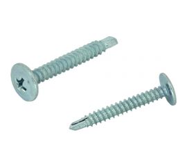 Саморез для металла с прессшайбой ЦКИ 4.2х25 сверлоконечный, Ц, уп. 1000 шт. 62082 