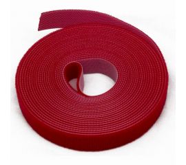 Лента (липучка) в рулоне Hyperline WASNR-5x16-RD ширина 16 мм, длина 5 м, красная 401660 