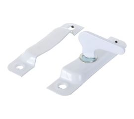 Форточная завертка СКОБЯНОЙ ЗФ-1, 2 шт., бел. 002375 