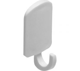 Самоклеящийся крючок Amig пластик, белый, 2 шт в дисп. 210-40x35 BL 