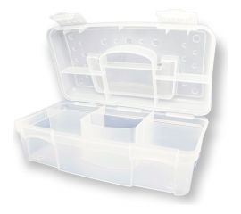 Ящик для крепежа JETTOOLS прозрачный, 9"", 234x125x80 мм JT550424 