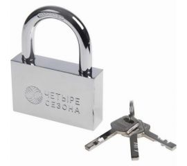 Навесной замок ЧЕТЫРЕ СЕЗОНА Сталь 70 мм 79-0037 