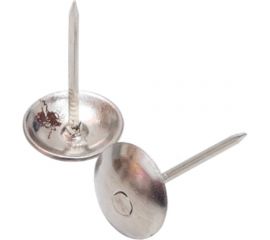 Декоративные гвозди СКОБЯНОЙ 50 г, хром 002624 