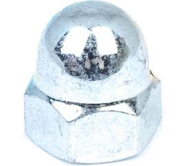 Колпачковая гайка Стройбат DIN1587 М10 белый цинк 307700 