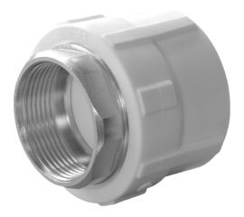 Комбинированная муфта Политэк внутренняя резьба ПП 50x1 1/2 9100050112 