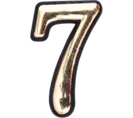 Цифра СКОБЯНОЙ самокл., мал., золото, ""7"" 002641 