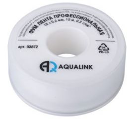 Профессиональная ФУМ лента AQUALINK 19х0,2 мм, 15 м 3872 