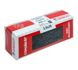 Саморез гипсокартон-дерево Стройбат 3.5x35 мм 200 шт. 2640004 223541 