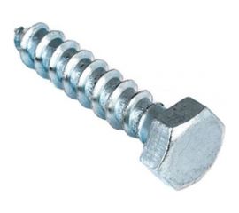 Сантехнический болт Стройбат DIN 571, 8x50 белый цинк 25 шт. 009261 