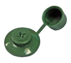 Шляпка для шиферного гвоздя Стройбат зеленый 100 шт 099470 