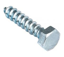 Сантехнический болт Стройбат DIN 571, 6x40 мм, белый цинк, 50 шт. 011111 