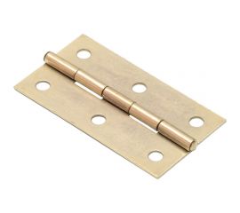Карточная петля СКОБЯНОЙ латунир., 60 мм, 2 шт. 002848 
