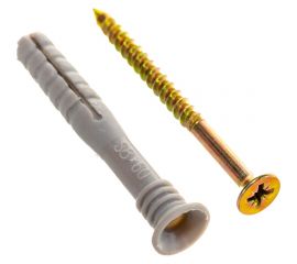 Дюбель-гвоздь Стройбат с потайной манжетой 8х60 мм 80 шт. 2520808 / 041770 