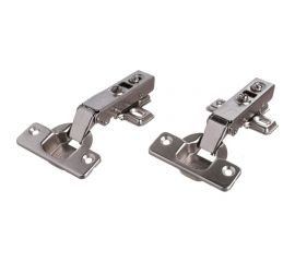 Мебельная петля СКОБЯНОЙ д/накл. дв., с доводчиком, 2 шт. 008838 