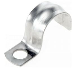 Металлическая однолапковая скоба Промрукав СМО d16-17 мм, отв. d 6.5 мм PR08.3742 