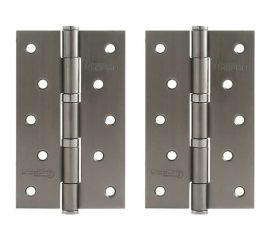 Универсальные дверные петли НОРА-М 5""-2ВВ 125x75x2,5 графит, 2 шт. 18541 