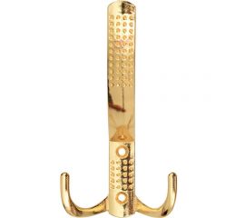 3-х рожковый крючок СКОБЯНОЙ перф. золото 002842 