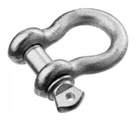 Такелажная скоба ЗУБР омегообразная, 1 3/8"" 34.9 мм, 1 шт, оцинкованная 304525-35 