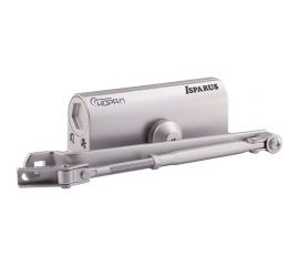 Дверной доводчик НОРА-М Isparus 420 морозостойкий, для дверей от 40 до 90 кг, серебро 18721 