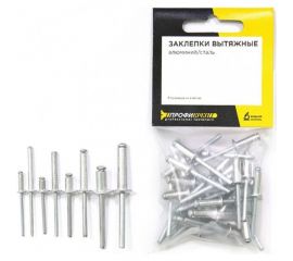 Вытяжные заклёпки Профикреп комб алюм.-сталь пакет, 4,8х08, 50 шт 114031 