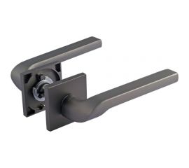 Дверная ручка НОРА-М Slim 131K AL - графит 18620 
