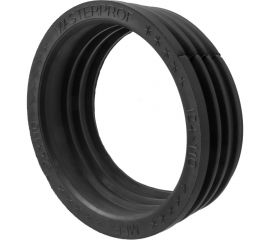 Сантехническая манжета для канализации MPF 124x110, черная, уплотнительная, переходная ИС.131603 