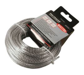 Стальной трос с ПВХ-покрытием MAESTRO D 3 мм, L 20 м, прозрачный 69532-1 