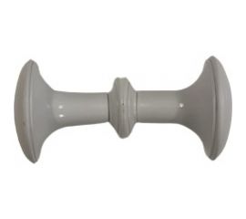 Ручка-кнопка Локри РК1-7 пластмассовая, белая РК1-7 