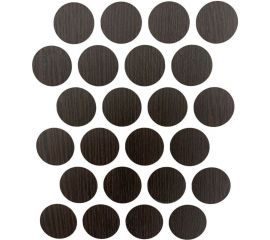 Самоклеющаяся заглушка Локри D-20 мм, венге, 24 шт. 106712 
