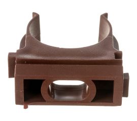 Крепеж-клипса для трубы TDM 20 мм, ЭКО, бук, 10 шт. SQ0405-0042 