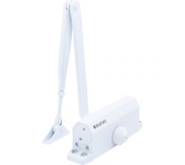 Дверной доводчик БУЛАТ ДД 502/2 A-W, 25-45 кг, белый 13496 