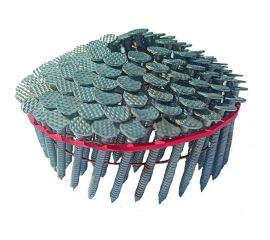 Кровельные оцинкованные гвозди с кольцевой накаткой (ершеные) в барабанах для пневмоинструмента БМК CRN3132 