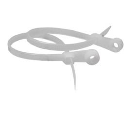 Нейлоновая стяжка под винт SUPRLAN 3.6х150 мм белая 100pcs 06-1008 