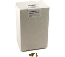 Шуруп, жёлтый цинк Крепежная техника 3,0х20 1000шт 431306 БК 