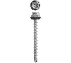 Саморезы Зубр для крепления кровельных материалов к деревянной обрешетке, оцинкованные, 4,8x35 мм, 1800шт 4-300310-48-035 